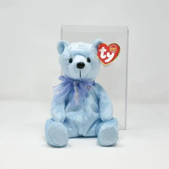 The Beanie Babies Collection Light Blue Lani Birthday Bear March 26 2004 - Picture 2 of 9